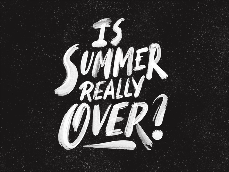 Do you miss summer?