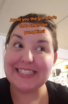 Guys is it Ok if your girl farts as long as it smells like pumpkins?