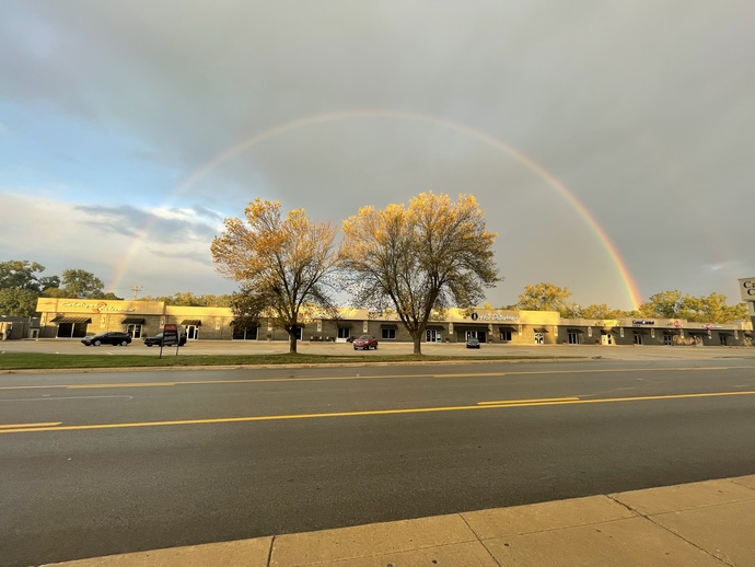 Have you seen a rainbow 🌈 in the fall season?