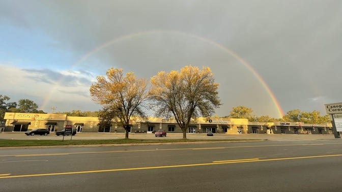 Have you seen a rainbow 🌈 in the fall season?