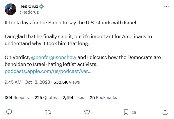 Sure Rafael Edward Cruz. Are you going to run to Mexico and blame your kids next?