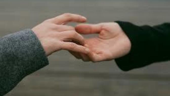 Why do guys compare hand sizes with a girl?