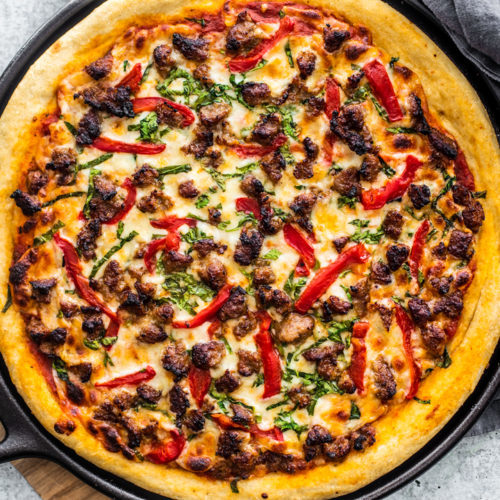 Do you prefer red bell peppers or green peppers on your pizza?