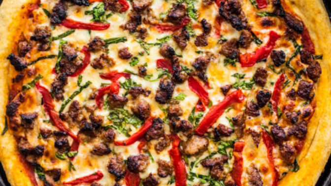 Do you prefer red bell peppers or green peppers on your pizza?