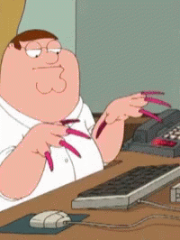Why I can not type without my long nails? I had naturally long nails and yesterday one broke and I was obligated to make every nail short?