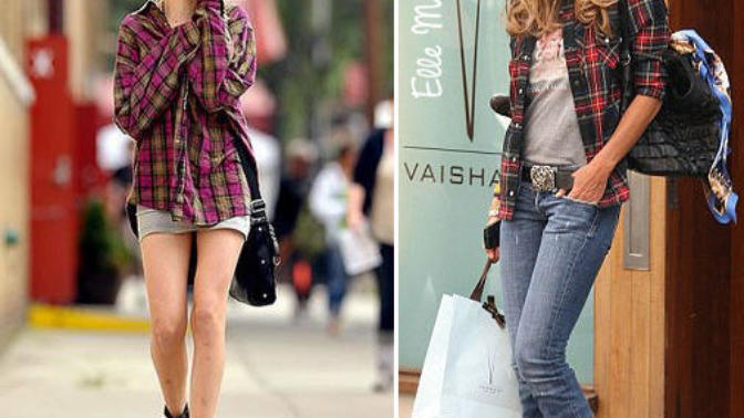 Guys: Girls in plaid shirts?