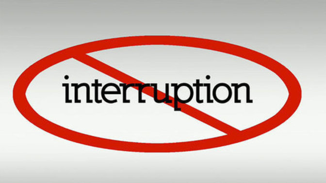How to interrupt a woman without pissing her off?