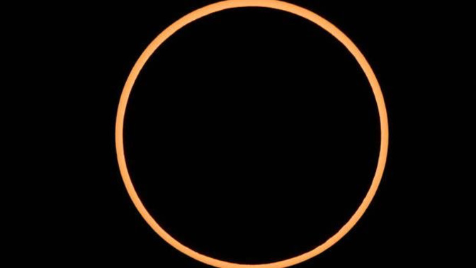 Did anyone see the Annular SOLAR ECLIPSE?
