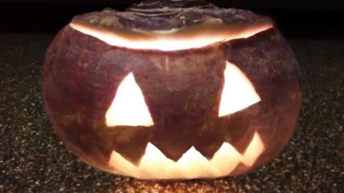 This Halloween why not try a delicious turnip?