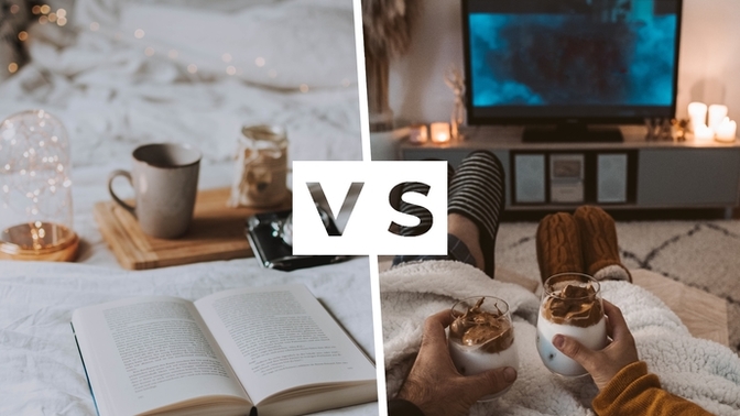 Do you prefer reading books or watching movies?