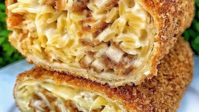 Would you eat chicken alfredo burrito?