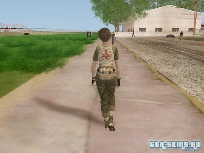 Officer Chambers walking away from nonsense.