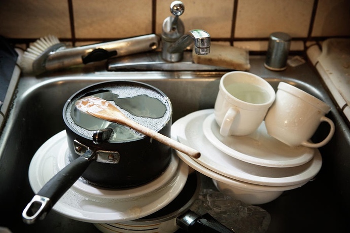 If you are sharing your living space with others, are you the kind of person that leaves dirty dishes around after cooking and eating?
