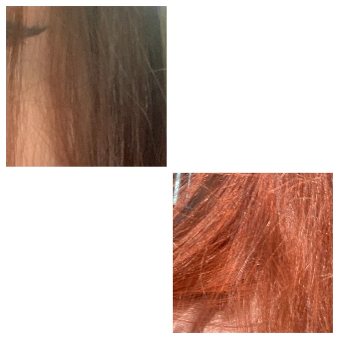 Why does hair change colors indoors and outdoors?