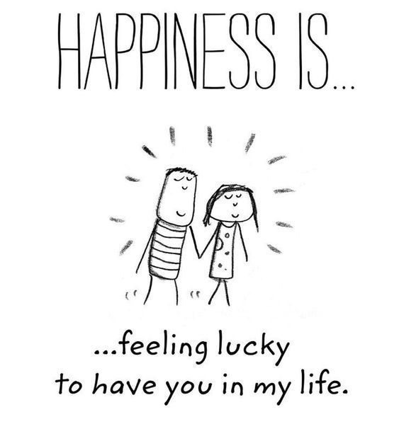 Do you enjoy the feeling of being lucky to have someone? or you like your partner being lucky to have you more?