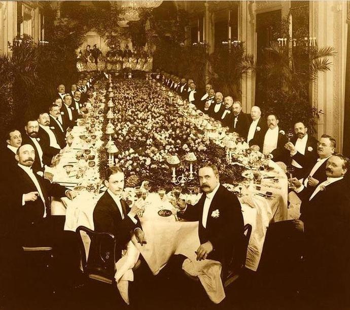 Congressional dinner and they left a $ trillion dollar tip.
