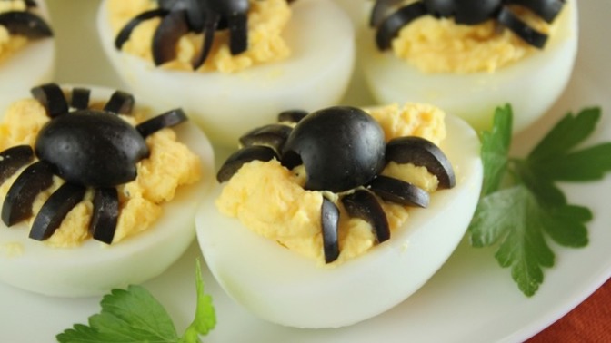 Would you eat Halloween deviled eggs?