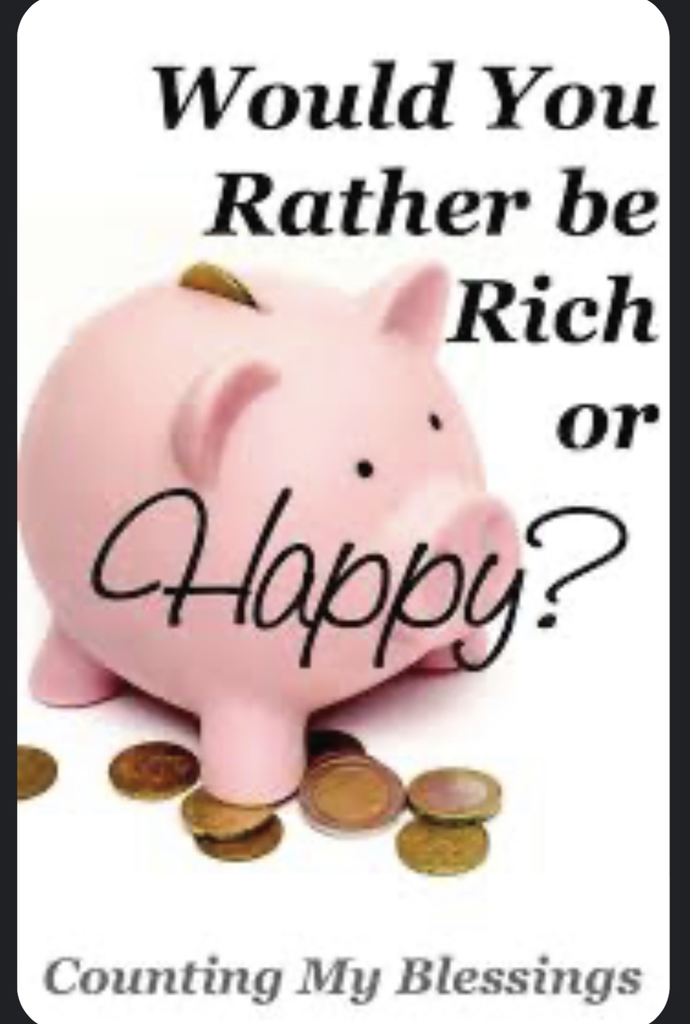 Would you rather be: “Rich in Blessings” or “Money Rich”?