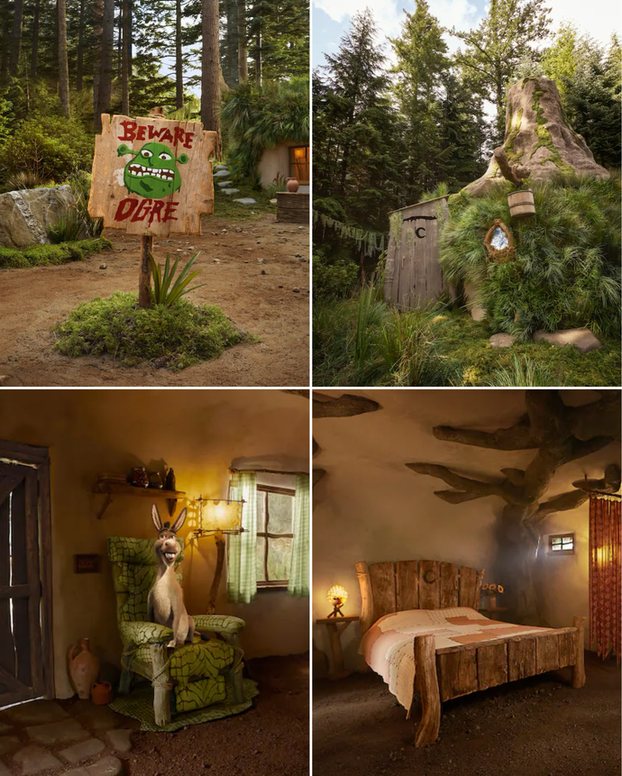 What do you think of Shrek airbnb? Would you stay the night here?
