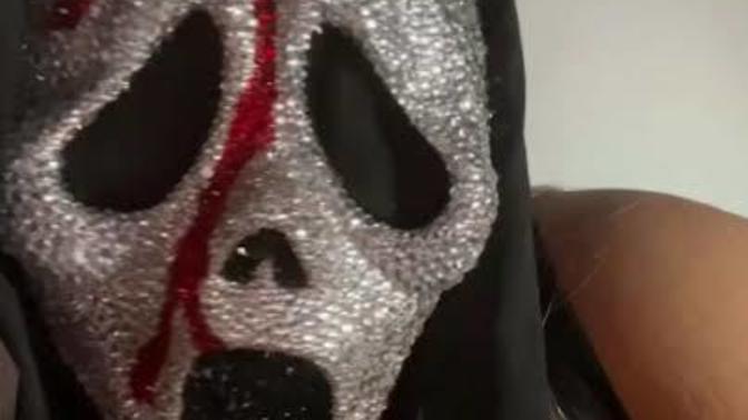 Bling Ghostface mask for Halloween?