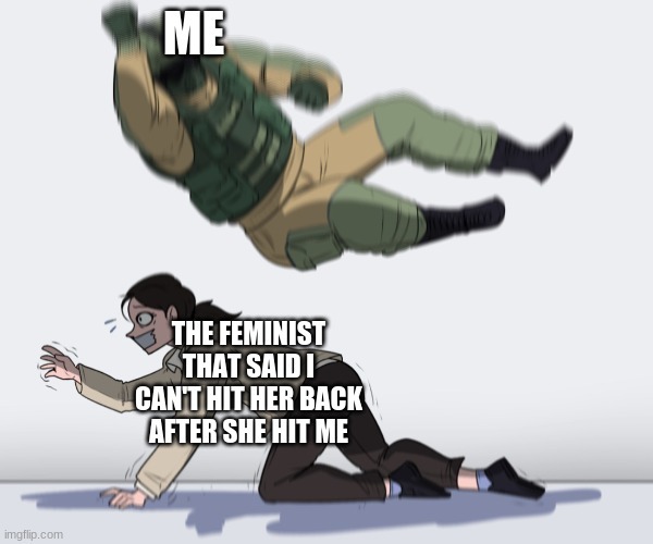 Can I guy slap a girl back right away?