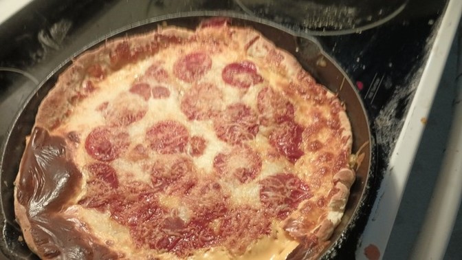 How does it look my first Time on pizza?