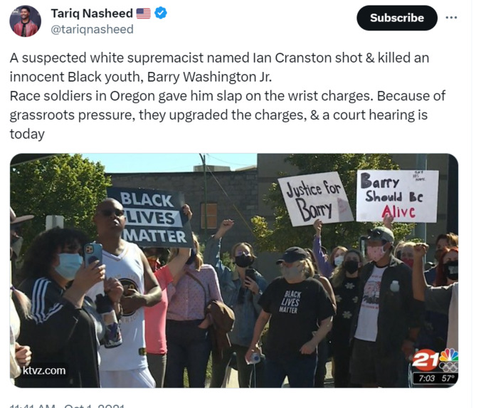 Do you think it was justified for this white man to get 10 years in prison for defending his girlfriend from a black man that attacked them?