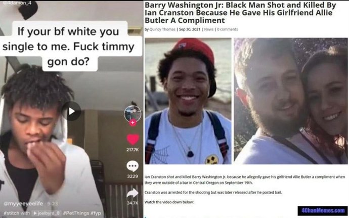 Do you think it was justified for this white man to get 10 years in prison for defending his girlfriend from a black man that attacked them?