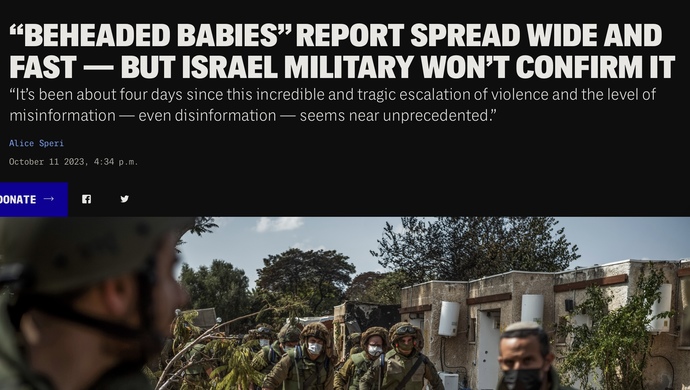 So did Hamas cut off babies heads or not?