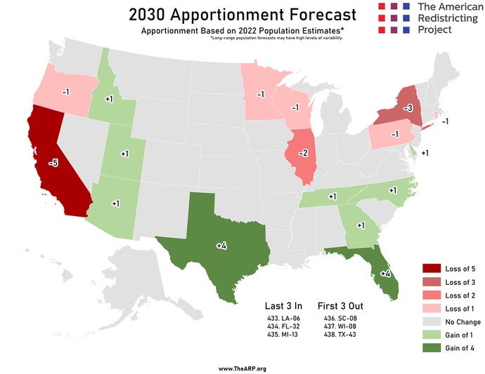 What do you think about this redistricting forecast for 2030?