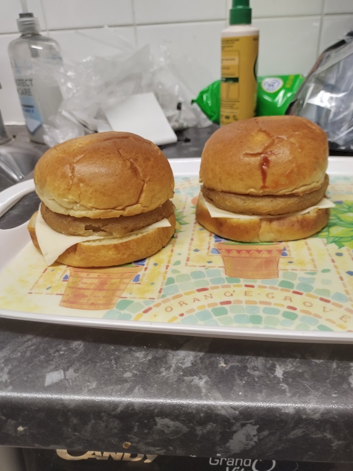 What do you think of my Homemade halloumi cheese burgers I even made the rolls myself?
