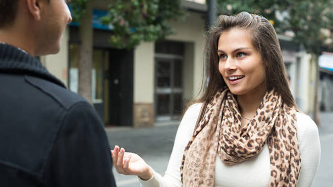 Is it risky or even dangerous for the girl to be the one to initiate the conversation with a guy she doesn't know?