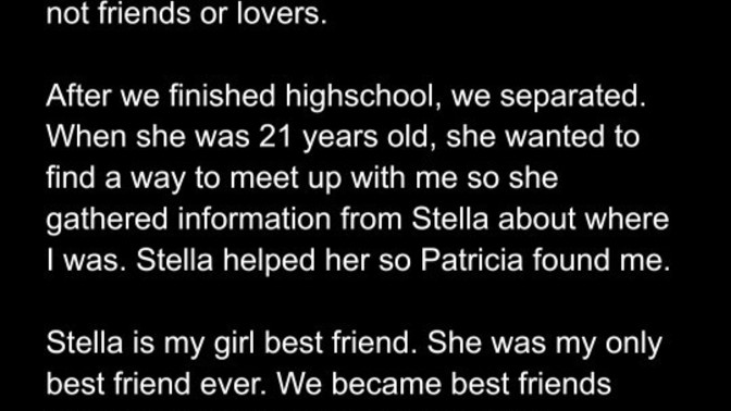 Why did Patricia dump me?