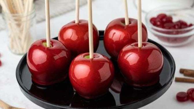 Halloween. Do kids still eat candy apples?