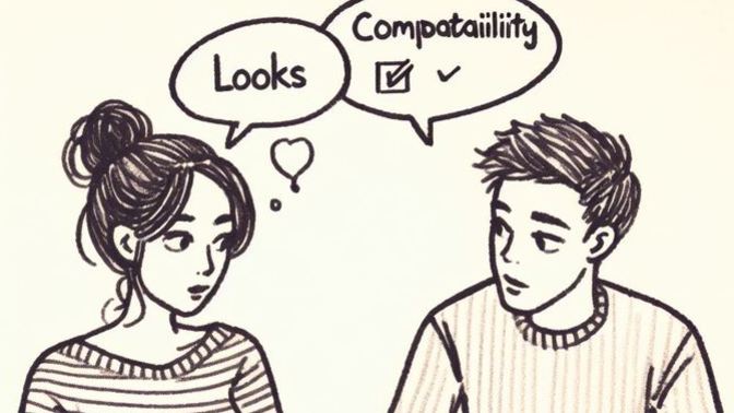 Do you choose a partner based primarily on physical characteristics or how compatible your personalities are?
