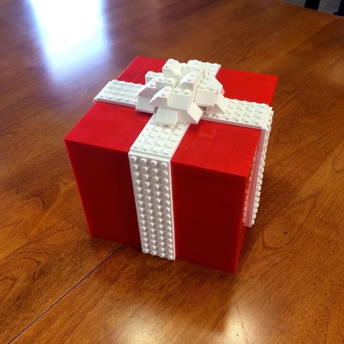 If somebody give you a present with that box how would you feel and think about the present and person who gives you that?