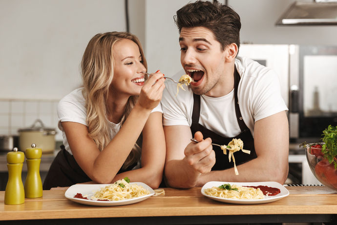 Today is October 25, World Pasta Day! So, which one makes you happier, making pasta with your partner or having him or her prepare a pasta for you?