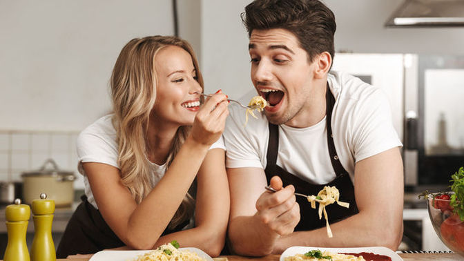 Today is October 25, World Pasta Day! So, which one makes you happier, making pasta with your partner or having him or her prepare a pasta for you?