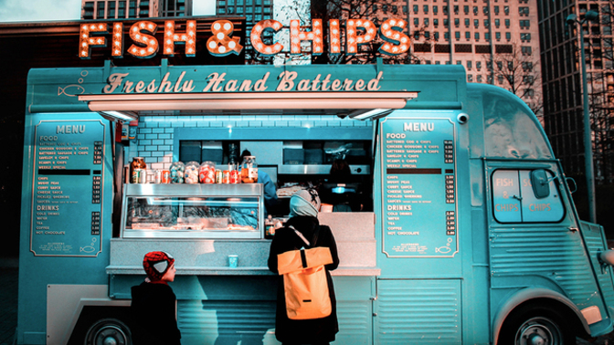 Have you ever got something to eat from a food truck?