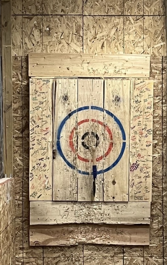 Have you ever done axe throwing?