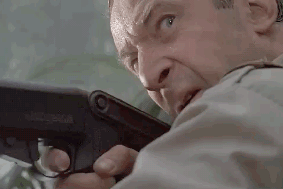 What do you think would best represent YOUR reaction from these gifs if you actually saw a dinosaur in real life?