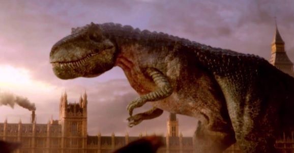What do you think would best represent YOUR reaction from these gifs if you actually saw a dinosaur in real life?