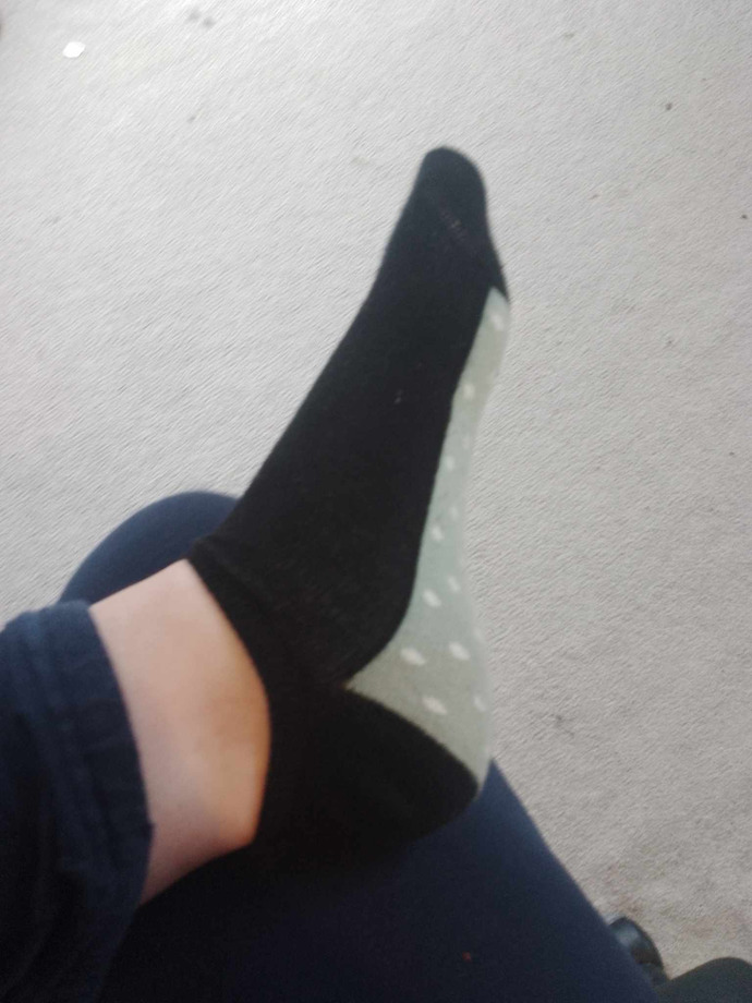 Girls, Can you able to show which socks are you wearing right now?