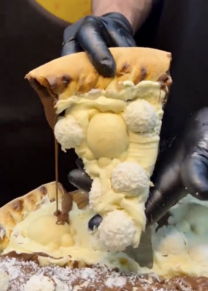 Would you eat ice cream pizza?