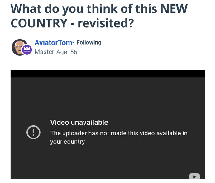 What do you think of this NEW COUNTRY - revisited?
