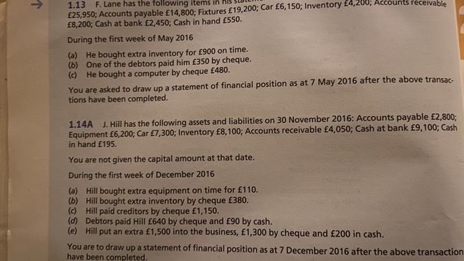 I’ve been stuck on this simple account question for way too long can someone help me out?