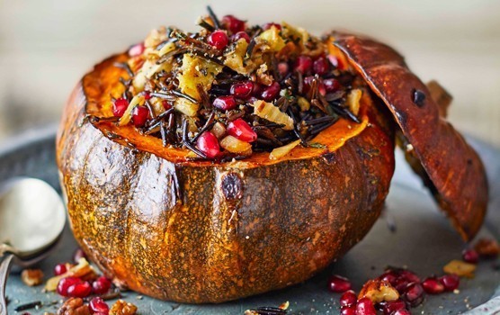 Eating pumpkins Halloween. ?
