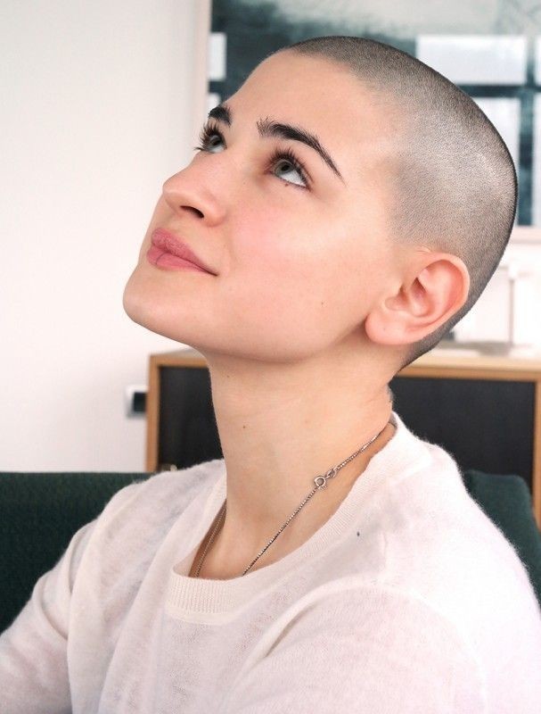 Is a bald by choice woman... attractive?