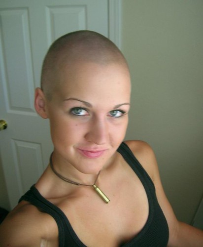 Is a bald by choice woman... attractive?