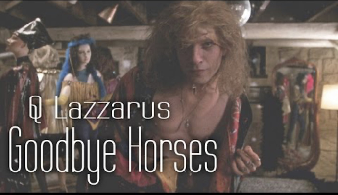 Would you enter a haunted house playing “Goodbye Horses?